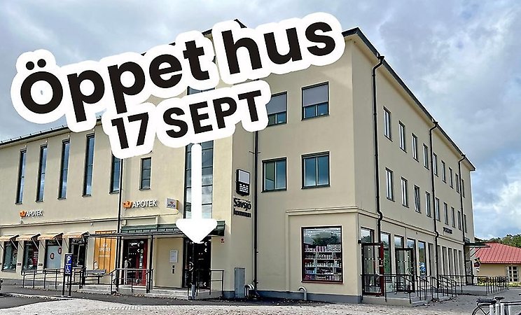Stadshotellet, putstegelbyggnad, gul.